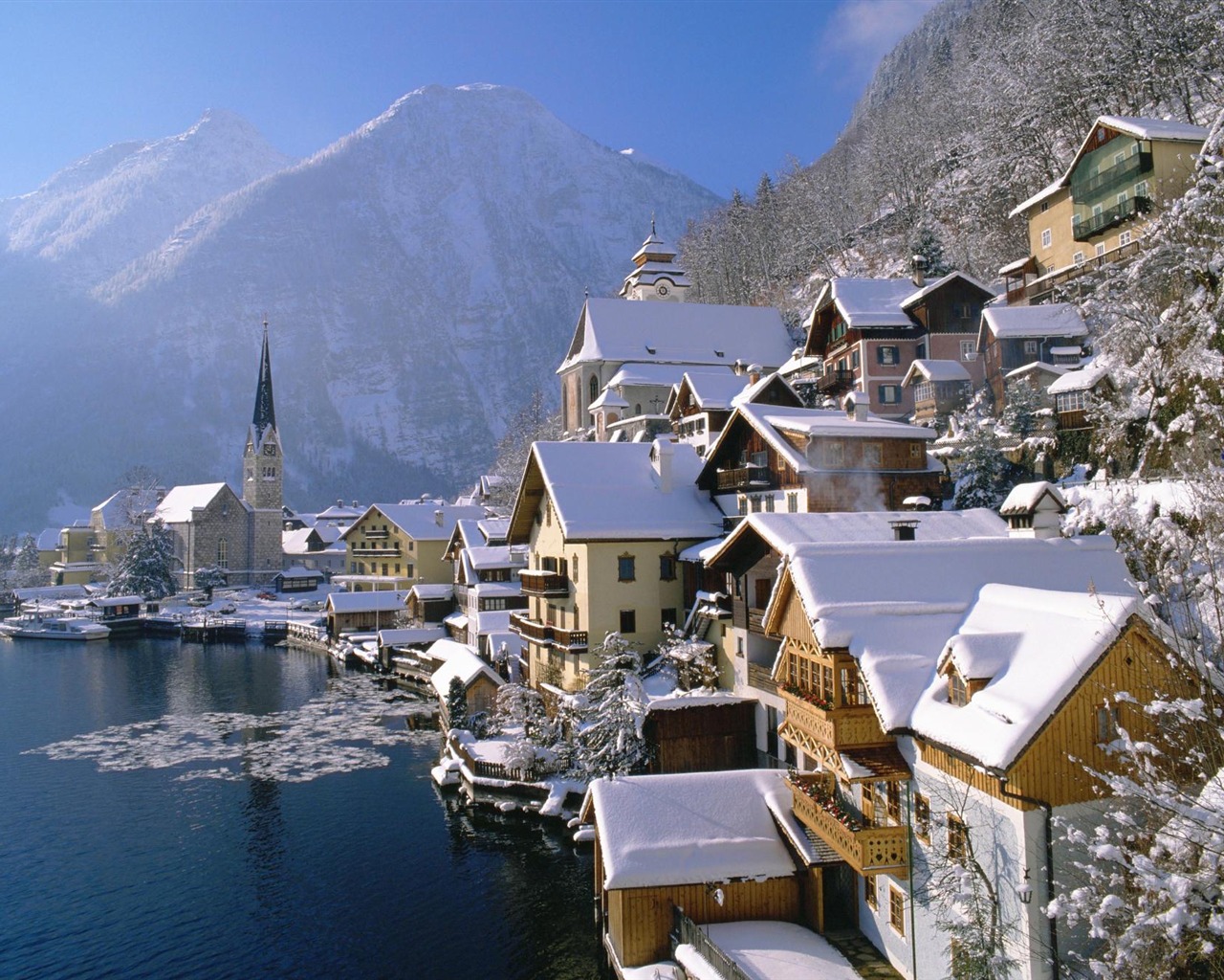 오스트리아 배경 화면의 아름다운 풍경 #1 - 1280x1024