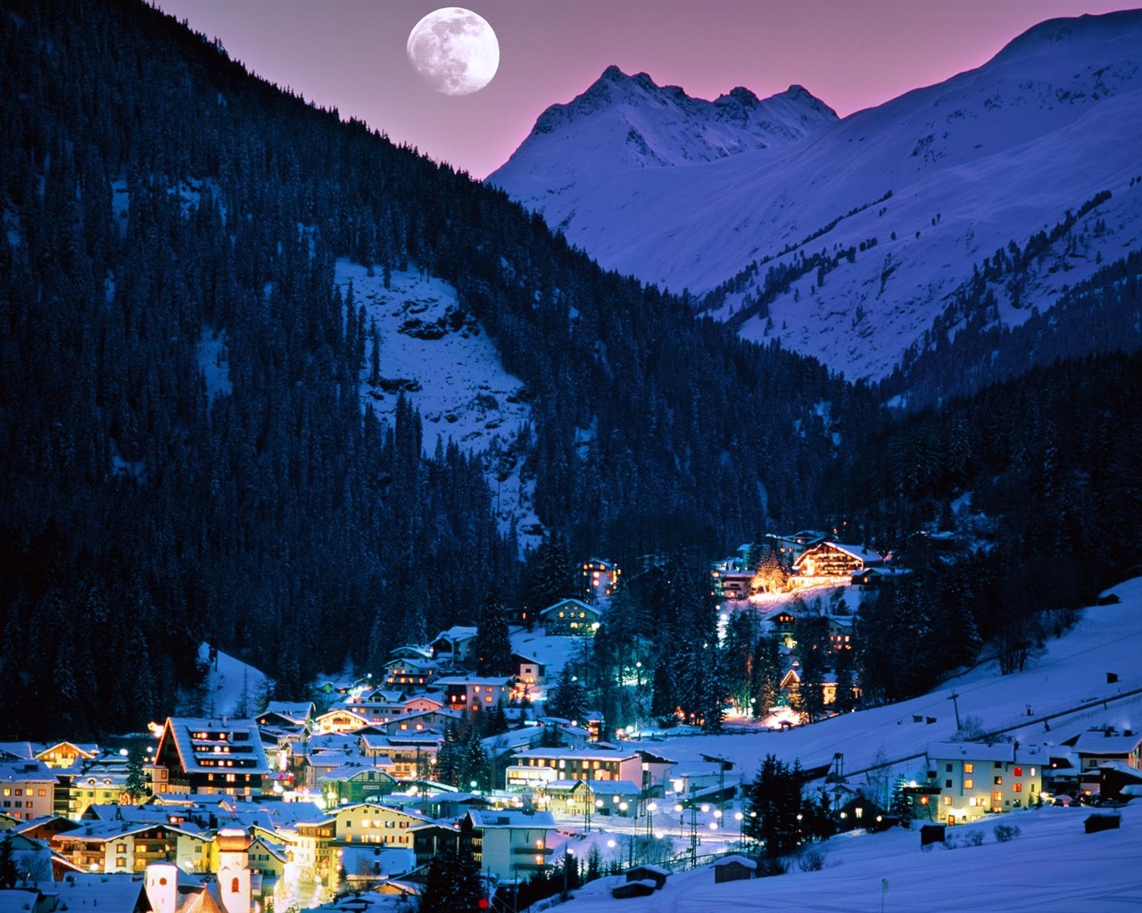 오스트리아 배경 화면의 아름다운 풍경 #6 - 1280x1024
