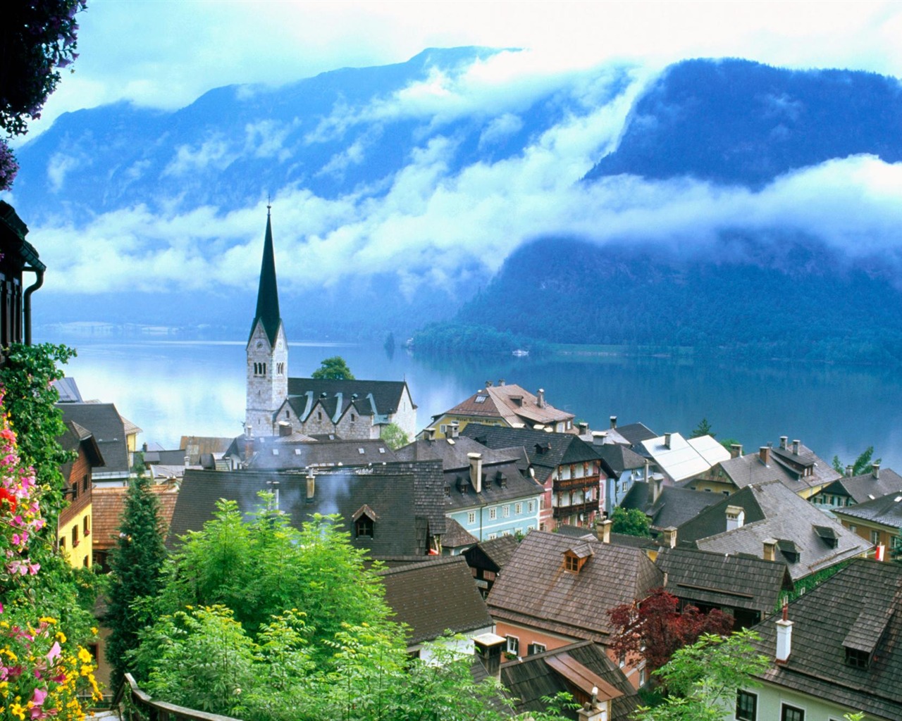 오스트리아 배경 화면의 아름다운 풍경 #16 - 1280x1024