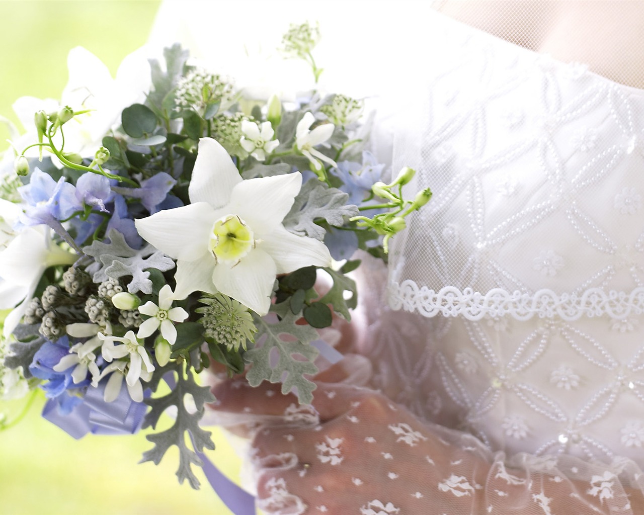 Свадебный цветок обручальное кольцо, обои (1) #16 - 1280x1024