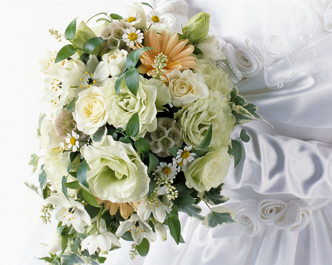 Свадебный цветок обручальное кольцо, обои (1) #17 - 1280x1024