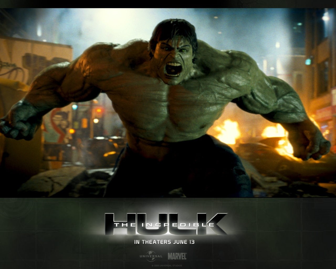 Le papier peint Incredible Hulk #4 - 1280x1024