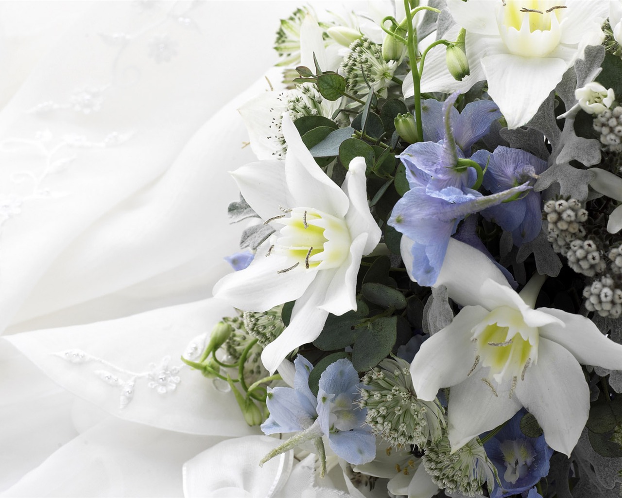 Свадебный цветок обручальное кольцо, обои (2) #1 - 1280x1024