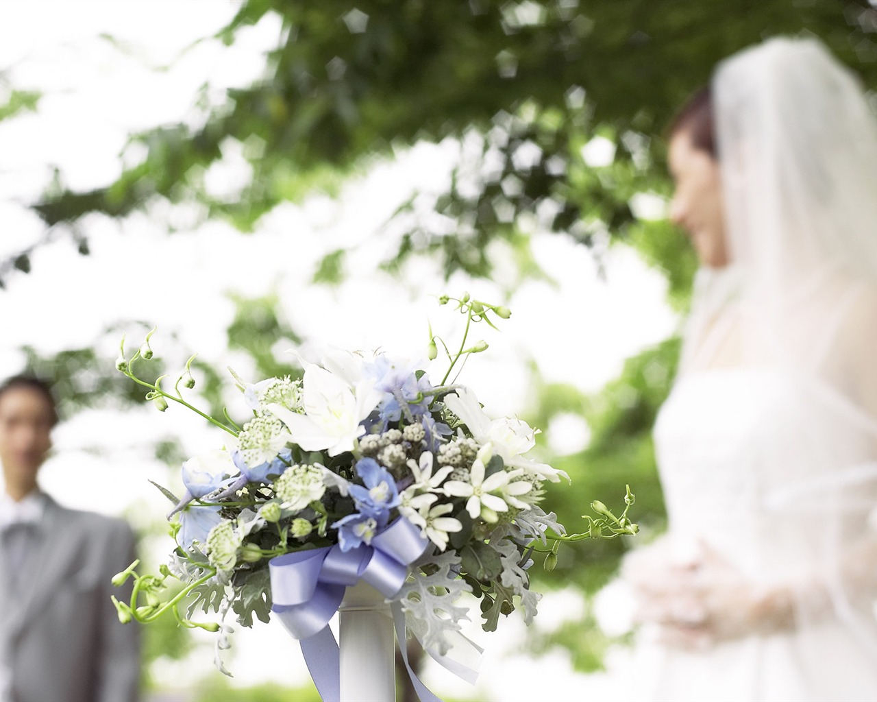Свадебный цветок обручальное кольцо, обои (2) #5 - 1280x1024