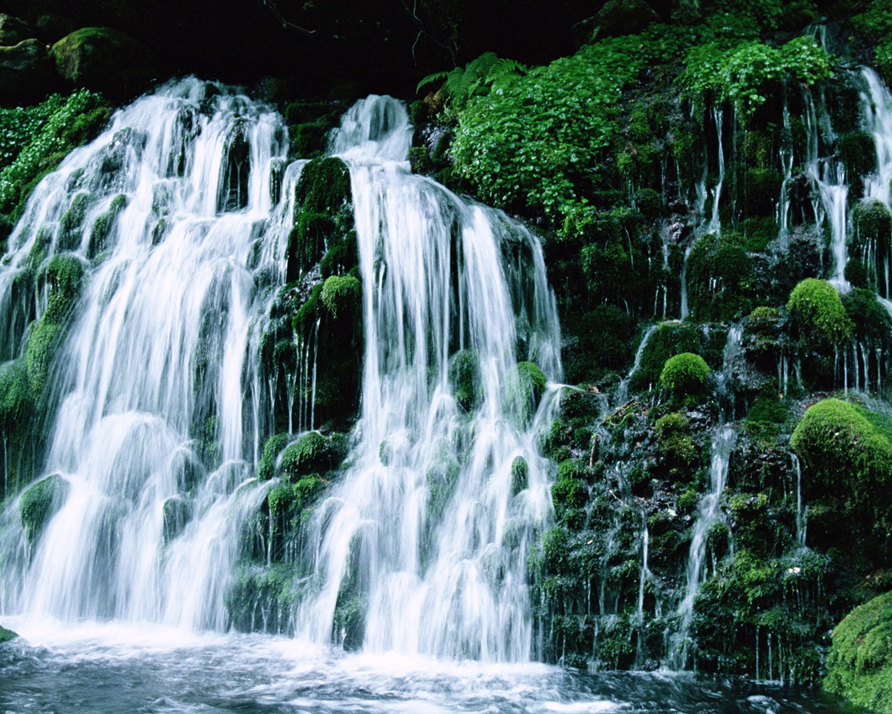 Waterfall flux HD Wallpapers #15 - 1280x1024