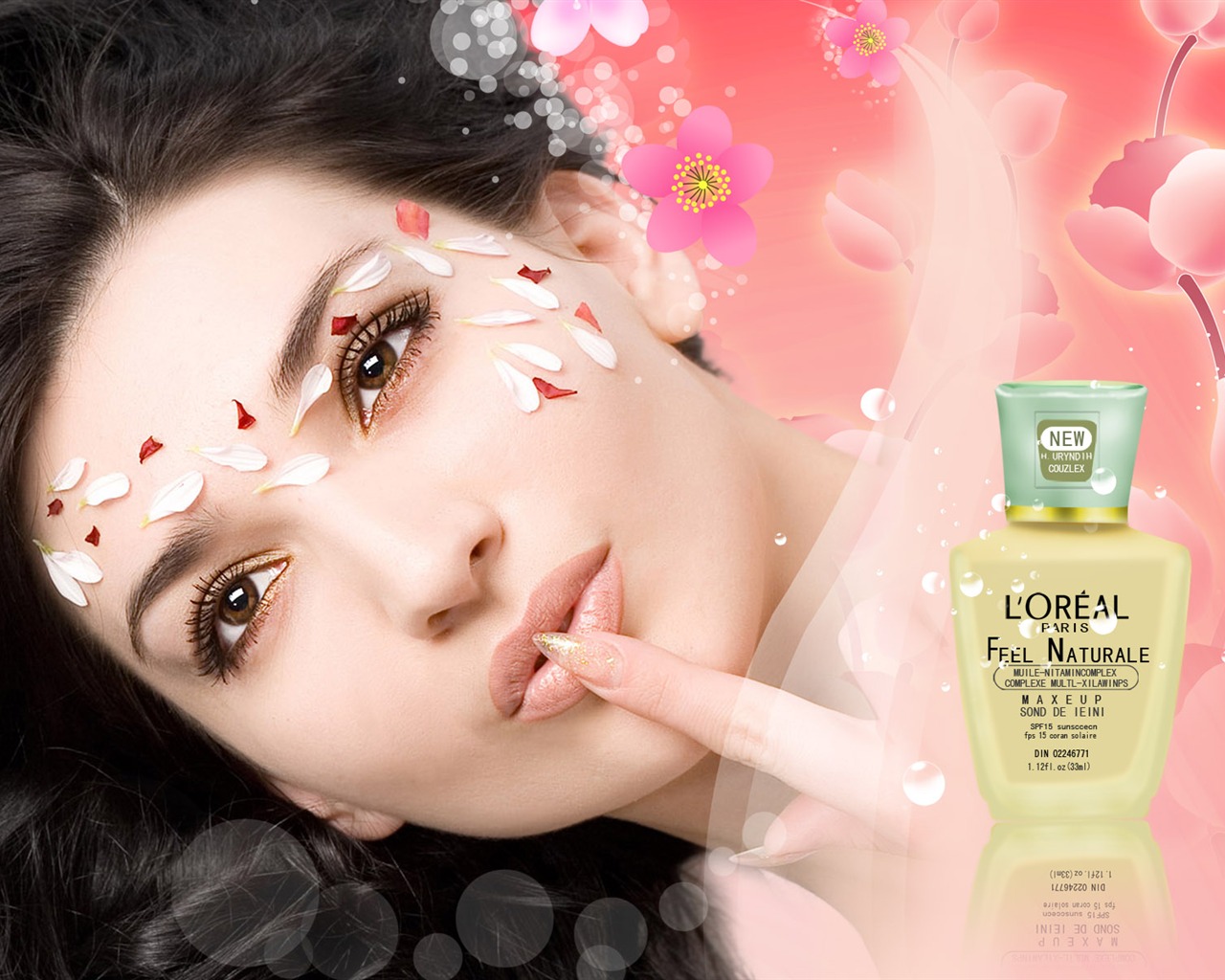 Cosmetics Advertising Wallpaper Album (5) #10 - 1280x1024