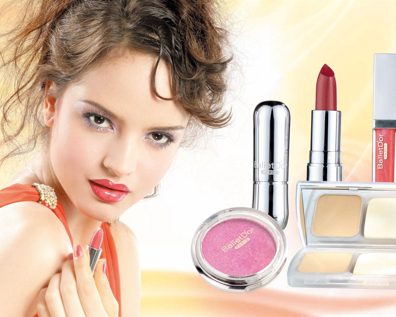 Cosmetics Advertising Wallpaper Album (6) #12 - 1280x1024