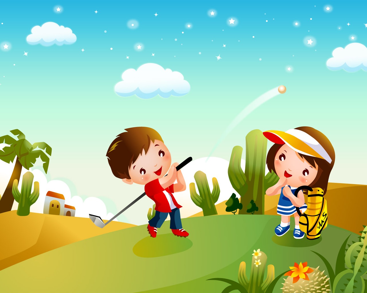 Children's Games Wallpaper (2) #3 - 1280x1024