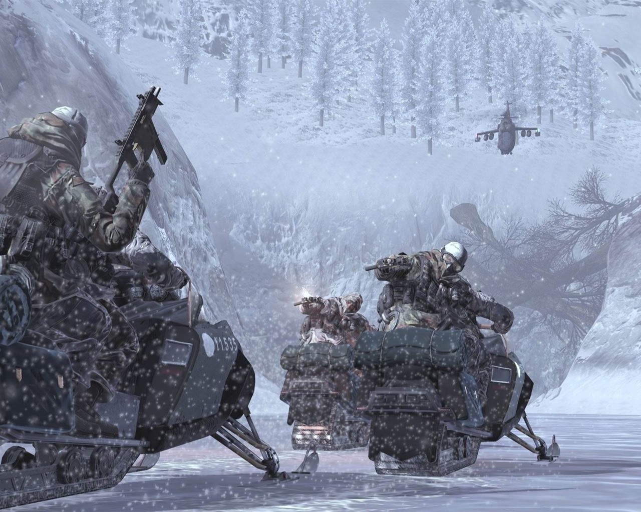 Call Of Duty 6: Modern Warfare 2 HD обои (2) #25 - 1280x1024