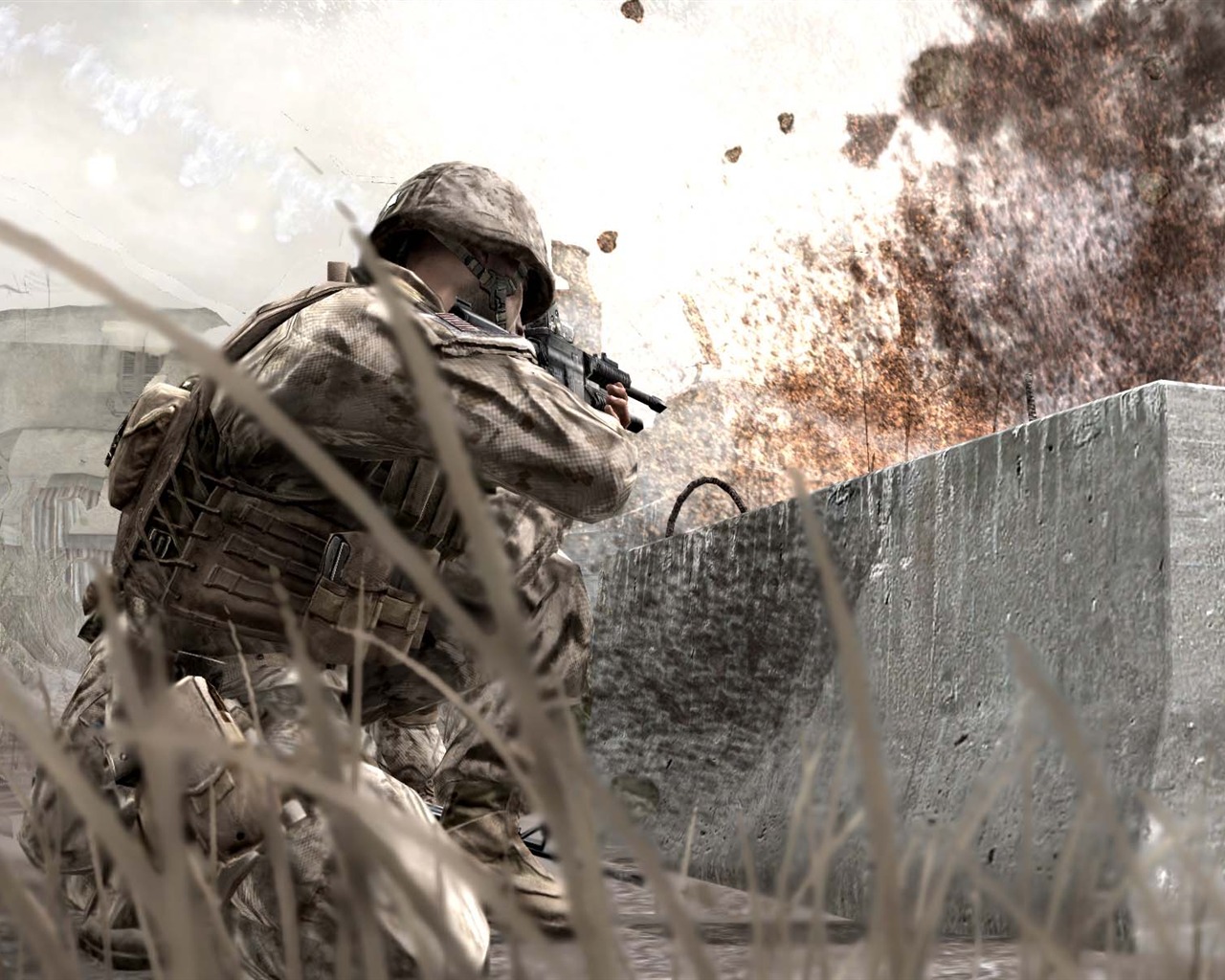 Call Of Duty 6: Modern Warfare 2 HD обои (2) #42 - 1280x1024