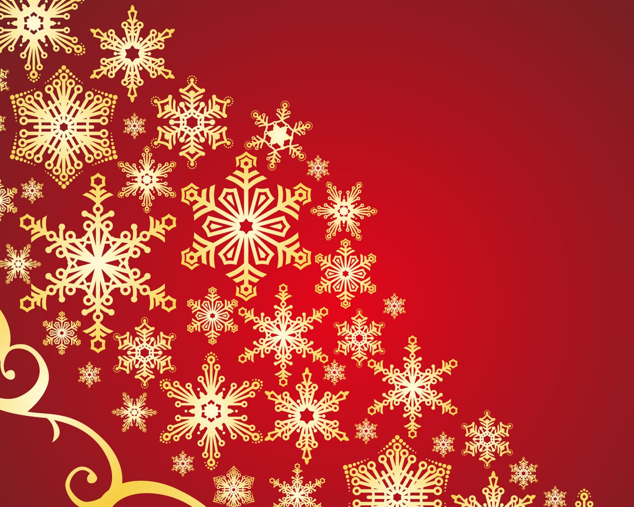 Christmas landscaping series wallpaper (20) #15 - 1280x1024