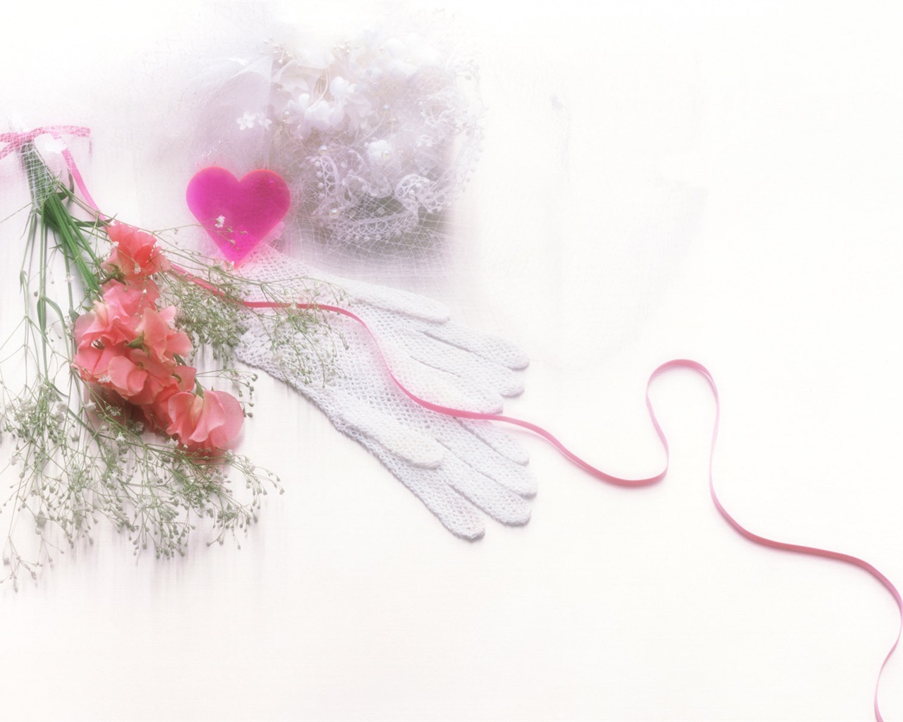 결혼식 꽃 항목 월페이퍼 (2) #15 - 1280x1024