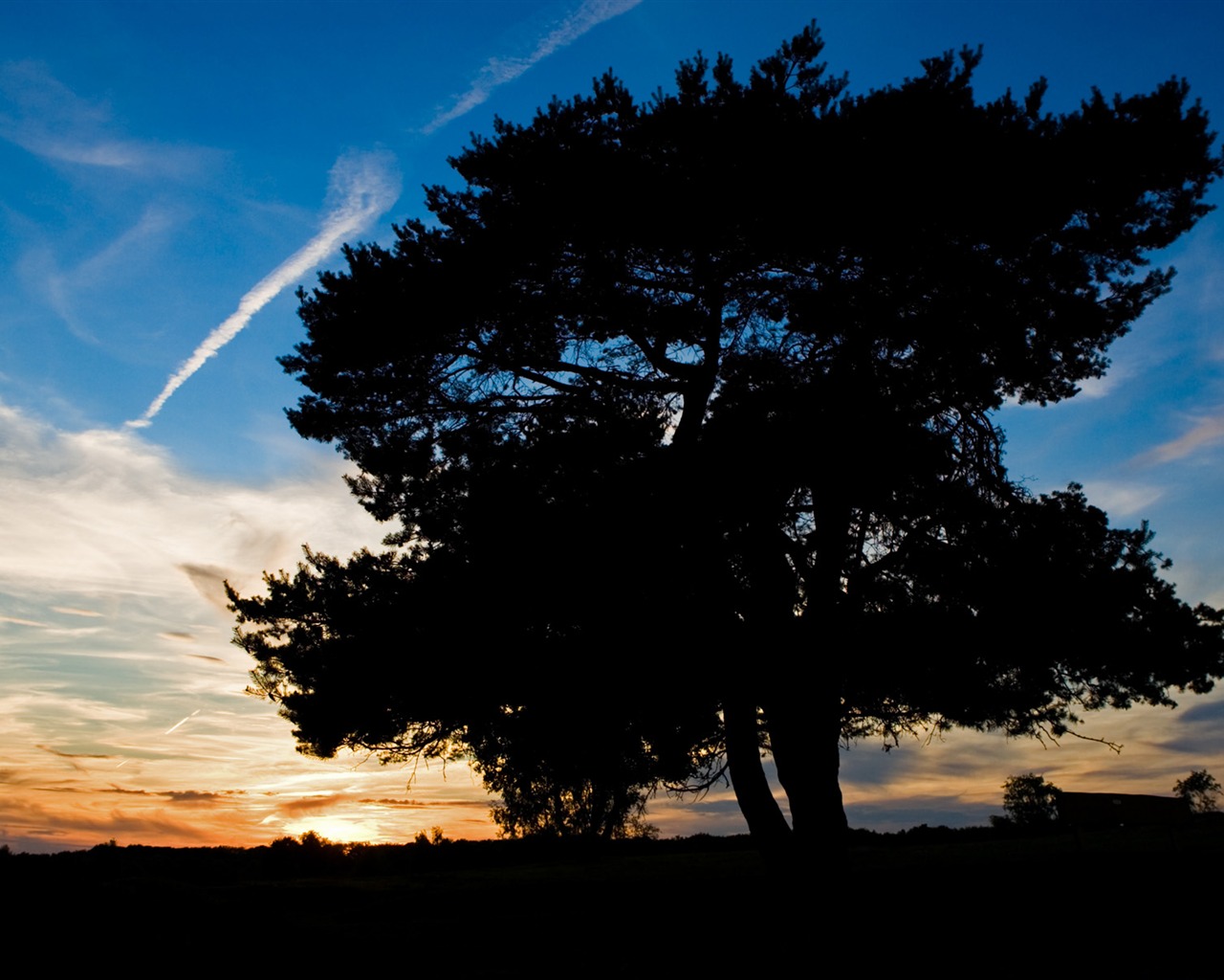 Glow du coucher du soleil HD Wallpaper exquise (1) #20 - 1280x1024