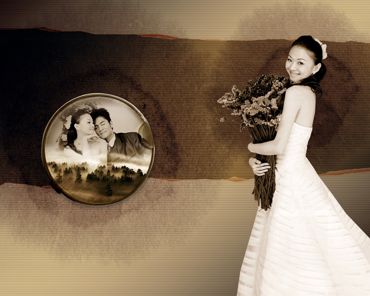 Fotografía de la boda álbum de fondo de pantalla (1) #18 - 1280x1024