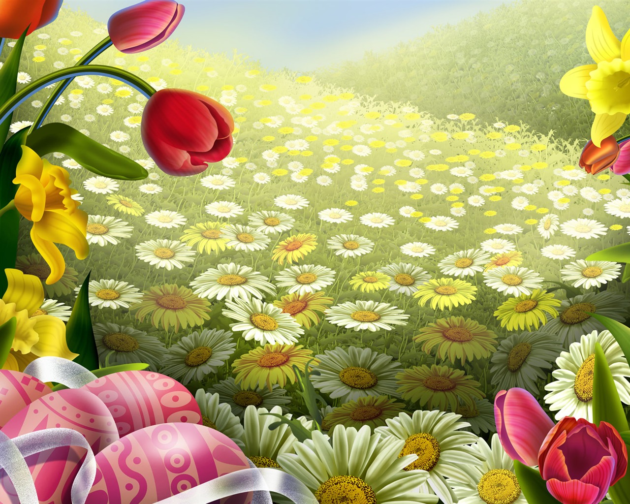 Easter wallpaper album (4) #5 - 1280x1024