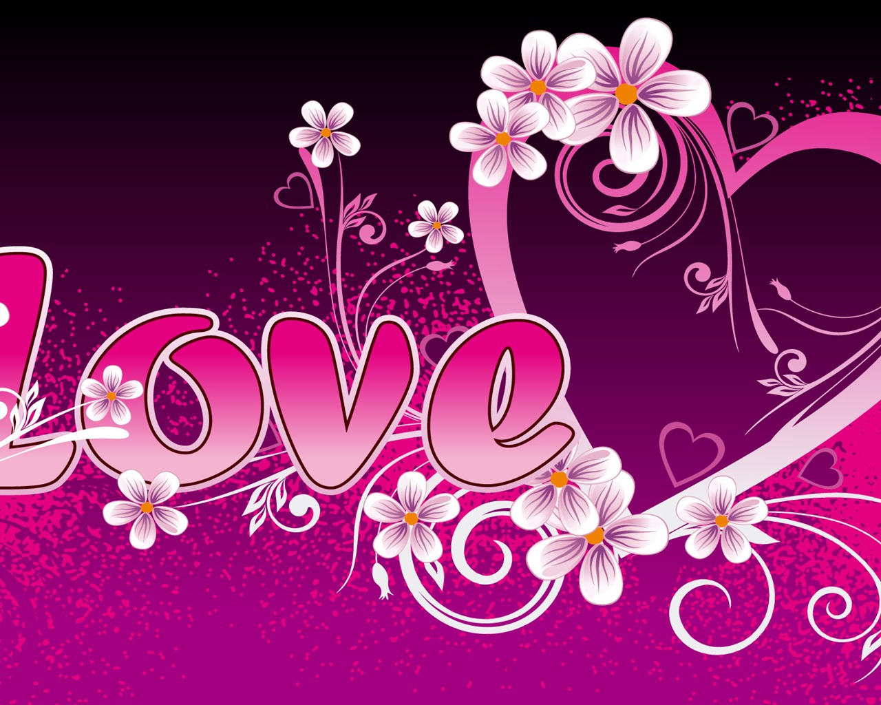 Saint Valentin d'écran Love Theme #1 - 1280x1024