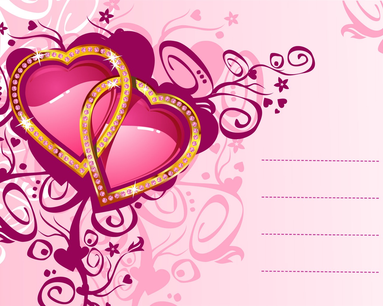День святого Валентина Обои Love Theme #31 - 1280x1024