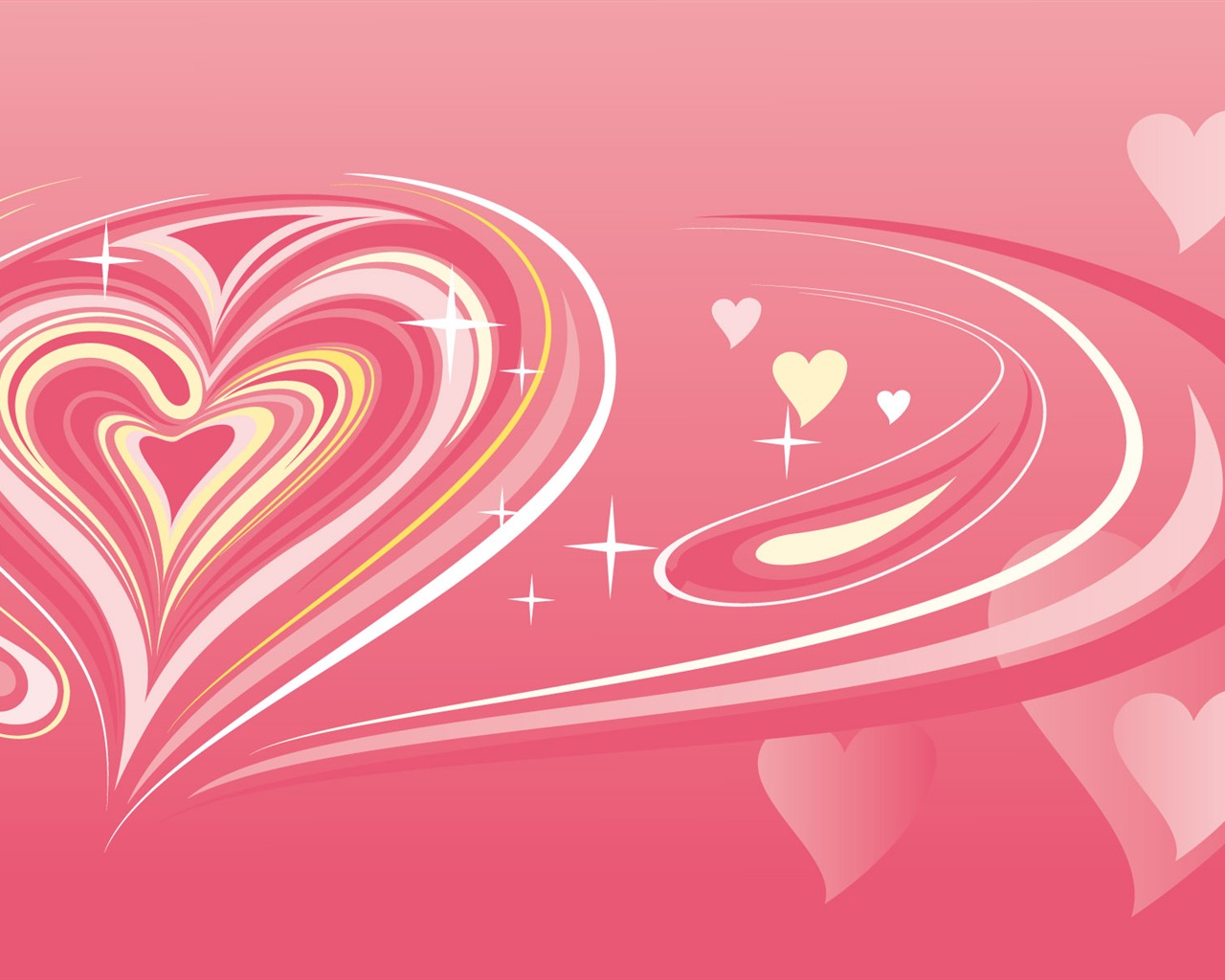 Valentýna Tapety Láska téma #40 - 1280x1024