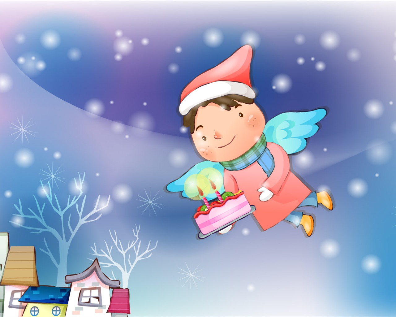 Vector children's Happy Wallpaper (3) #3 - 1280x1024