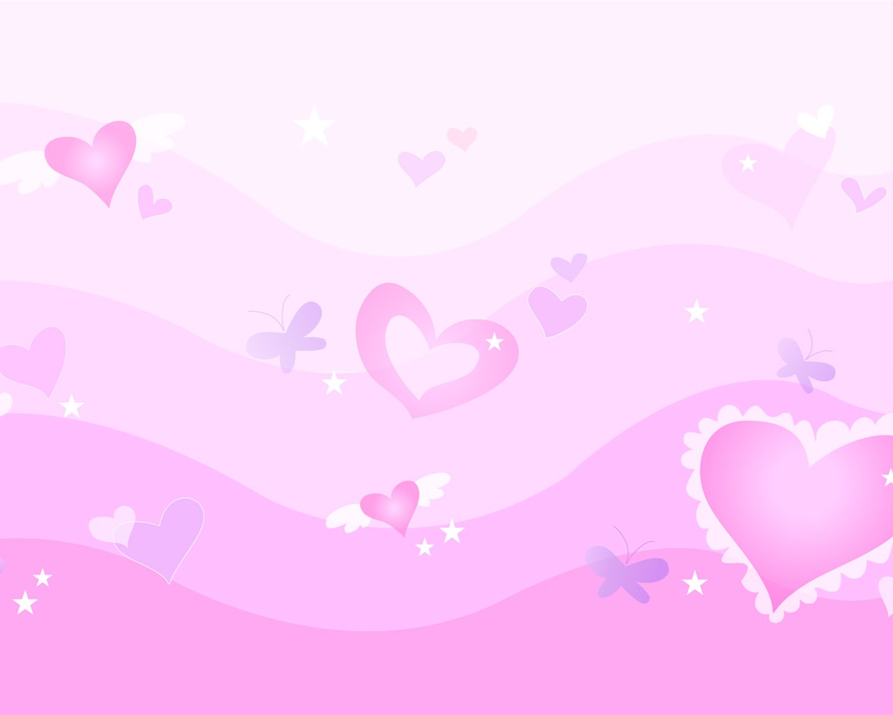 バレンタイン愛のテーマの壁紙(2) #4 - 1280x1024
