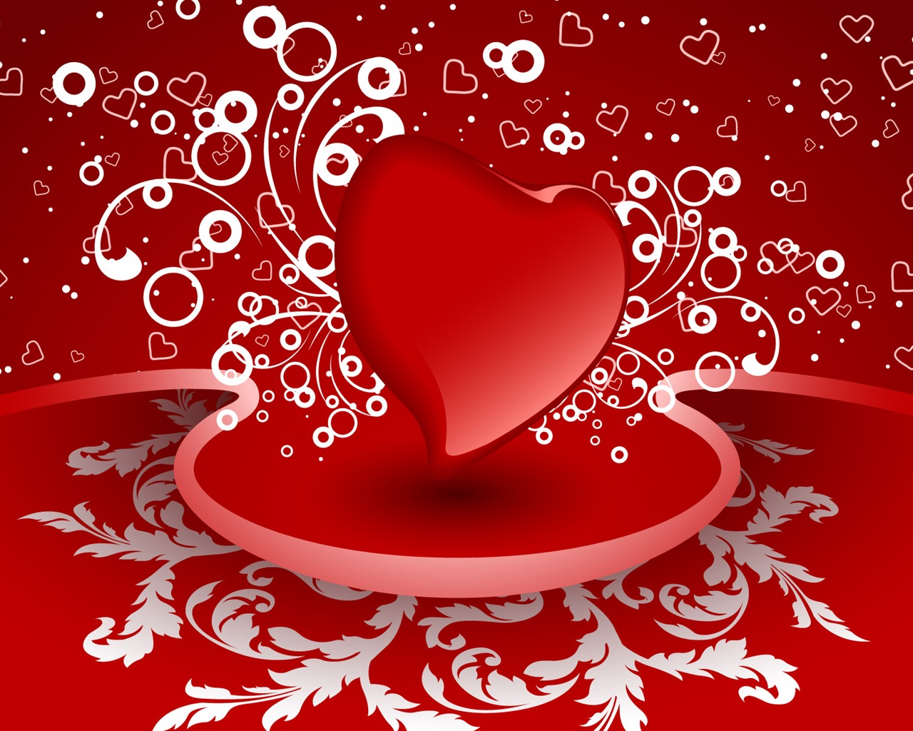 발렌타인데이 사랑의 테마 배경 화면 (2) #8 - 1280x1024