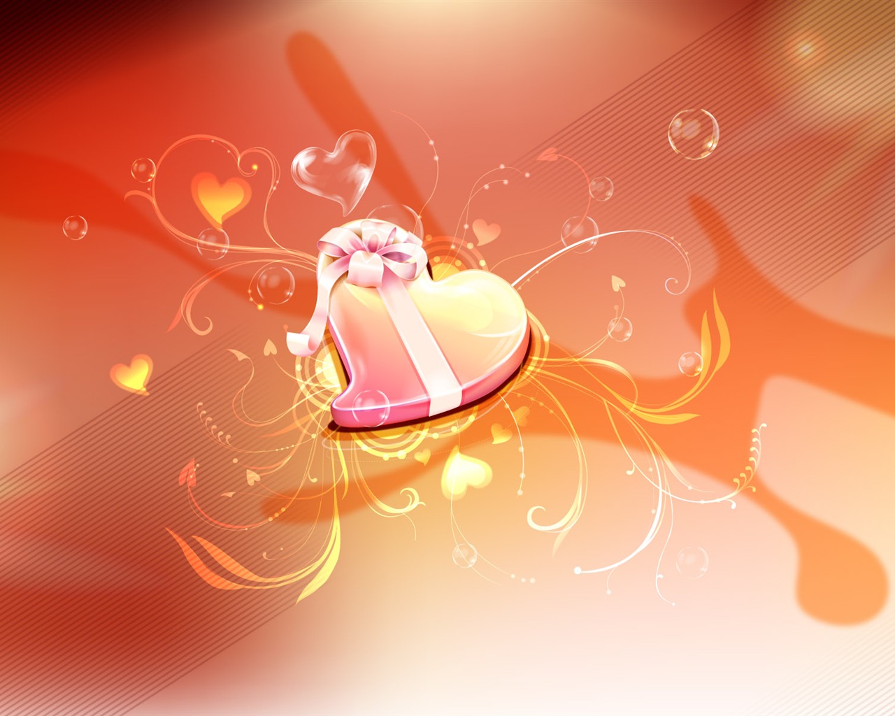 발렌타인데이 사랑의 테마 배경 화면 (2) #11 - 1280x1024