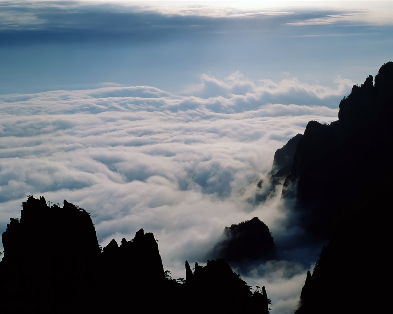 majestuosos ríos y las montañas de China fondo de pantalla #19 - 1280x1024