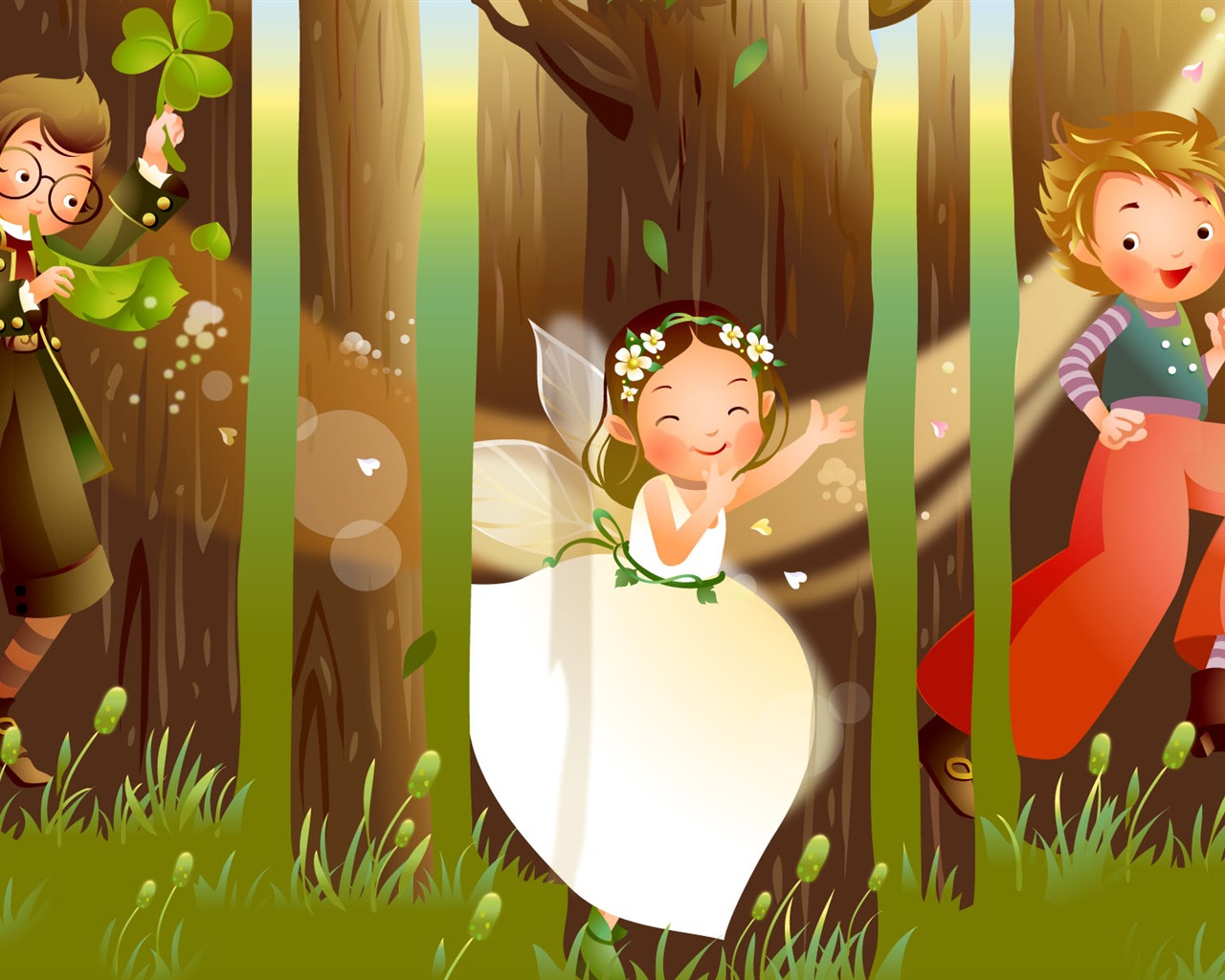 Fairy Tales Vector Wallpaper (1) #16 - 1280x1024