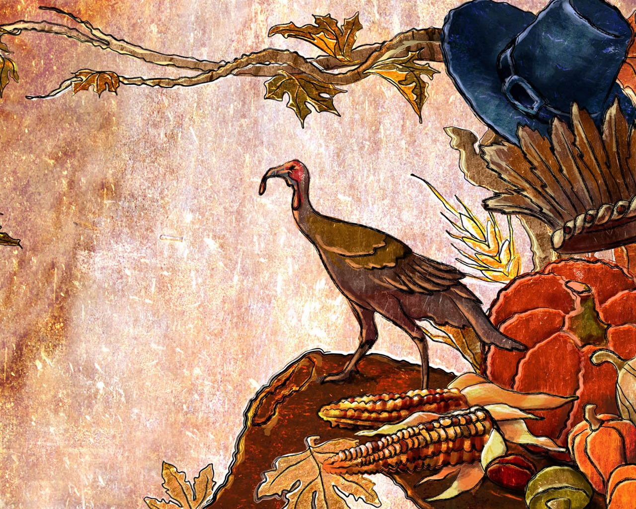 Thanksgiving Thema wallpaper (2) #20 - 1280x1024