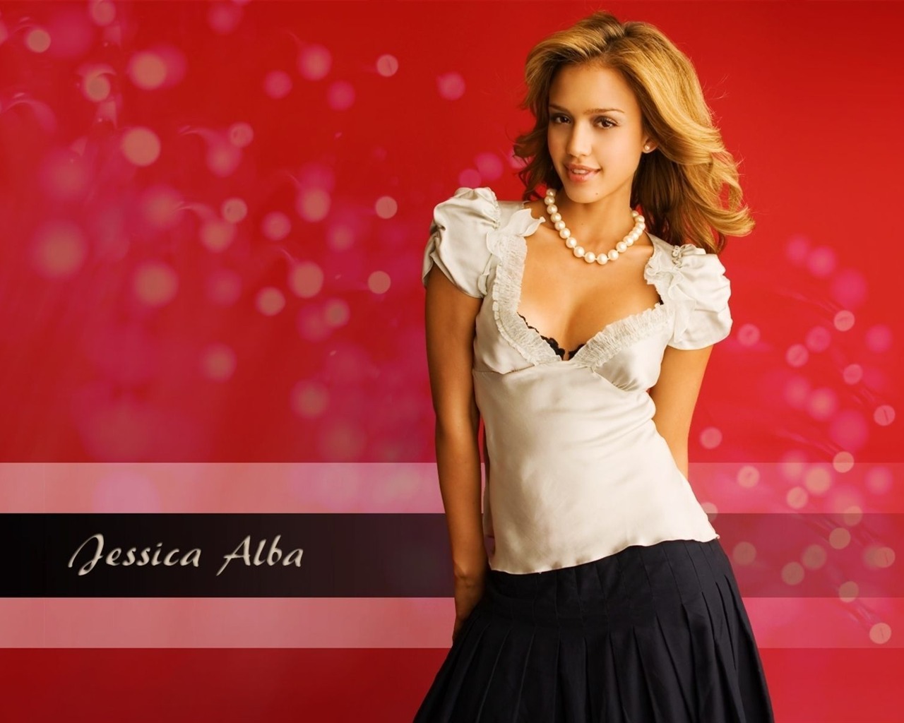 美女Jessica Alba 傑西卡·奧爾巴壁紙(八) #18 - 1280x1024
