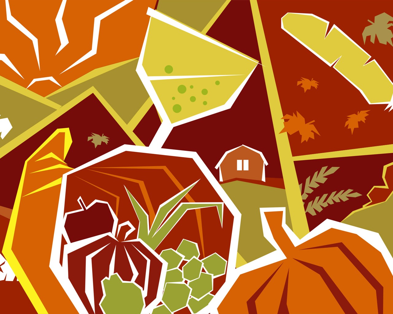 Thanksgiving theme wallpaper (3) #5 - 1280x1024