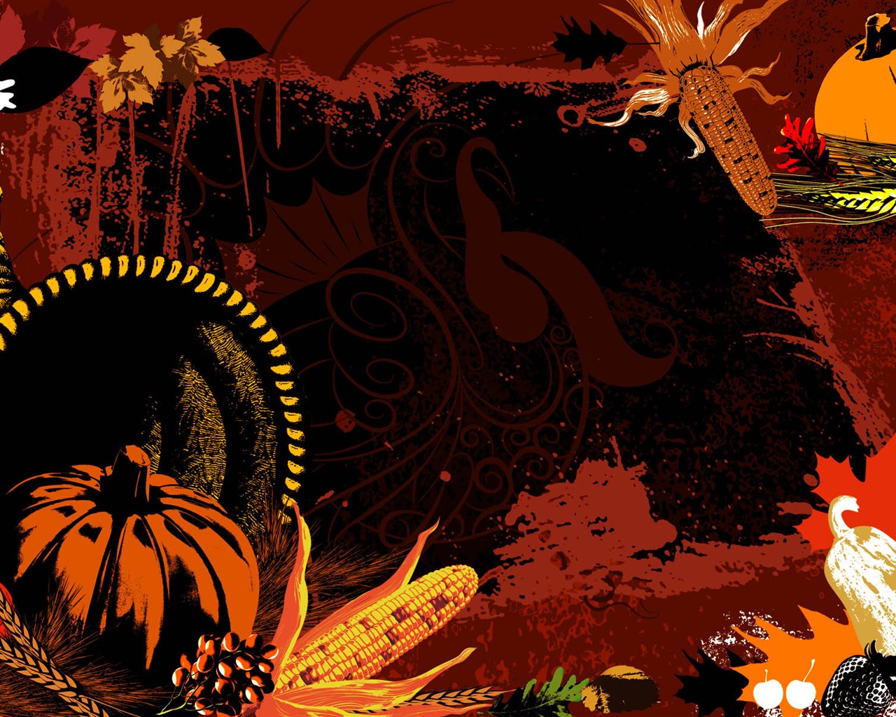 Thanksgiving theme wallpaper (3) #9 - 1280x1024