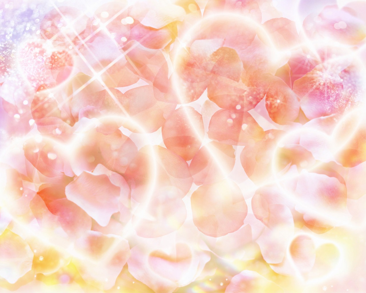 夢幻CG背景花卉壁紙 #17 - 1280x1024