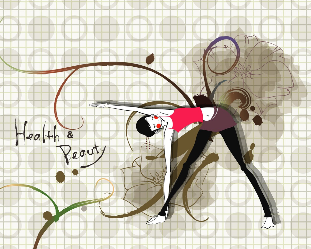 Vector Sports Girls Wallpaper (2) #17 - 1280x1024