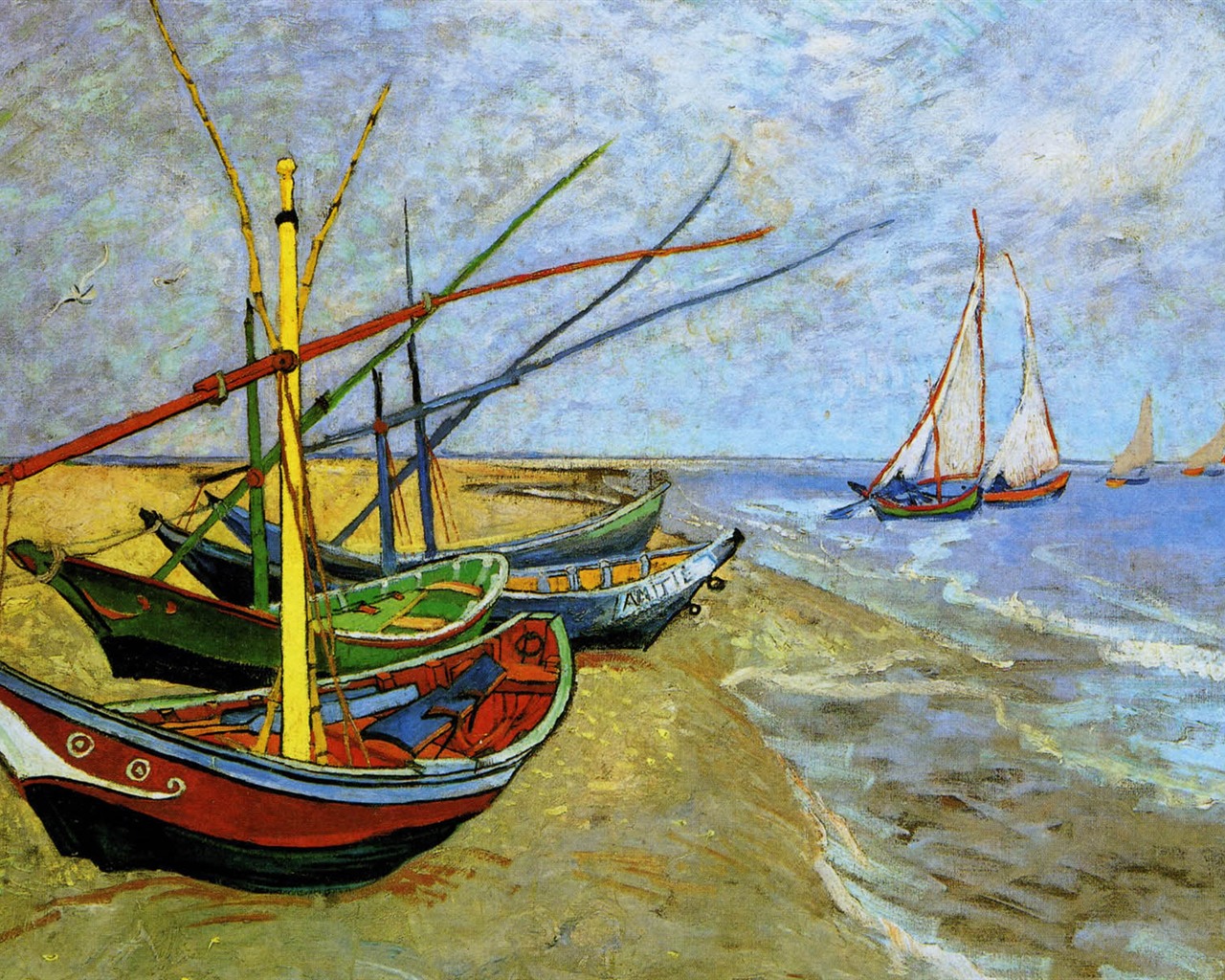Винсент Ван Гог картина обои (1) #18 - 1280x1024