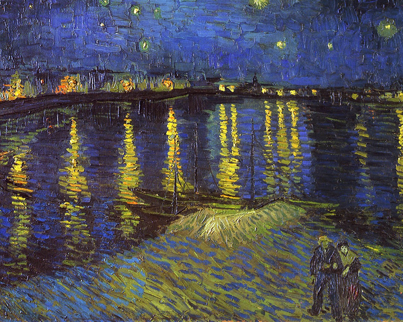 Vincent Van Gogh malování tapety (1) #20 - 1280x1024