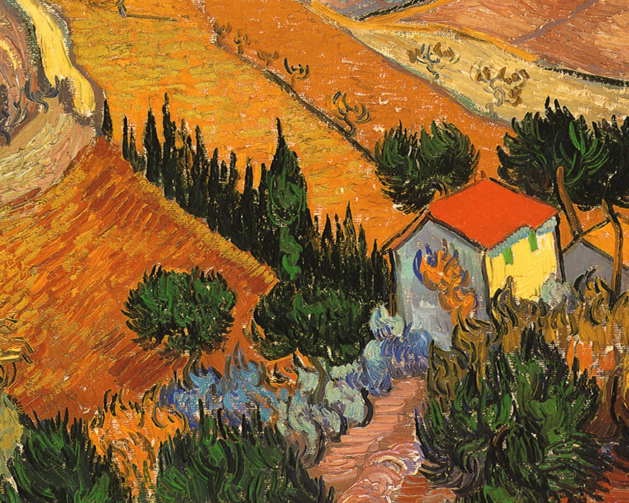 Vincent Van Gogh fondos de escritorio de la pintura (2) #9 - 1280x1024