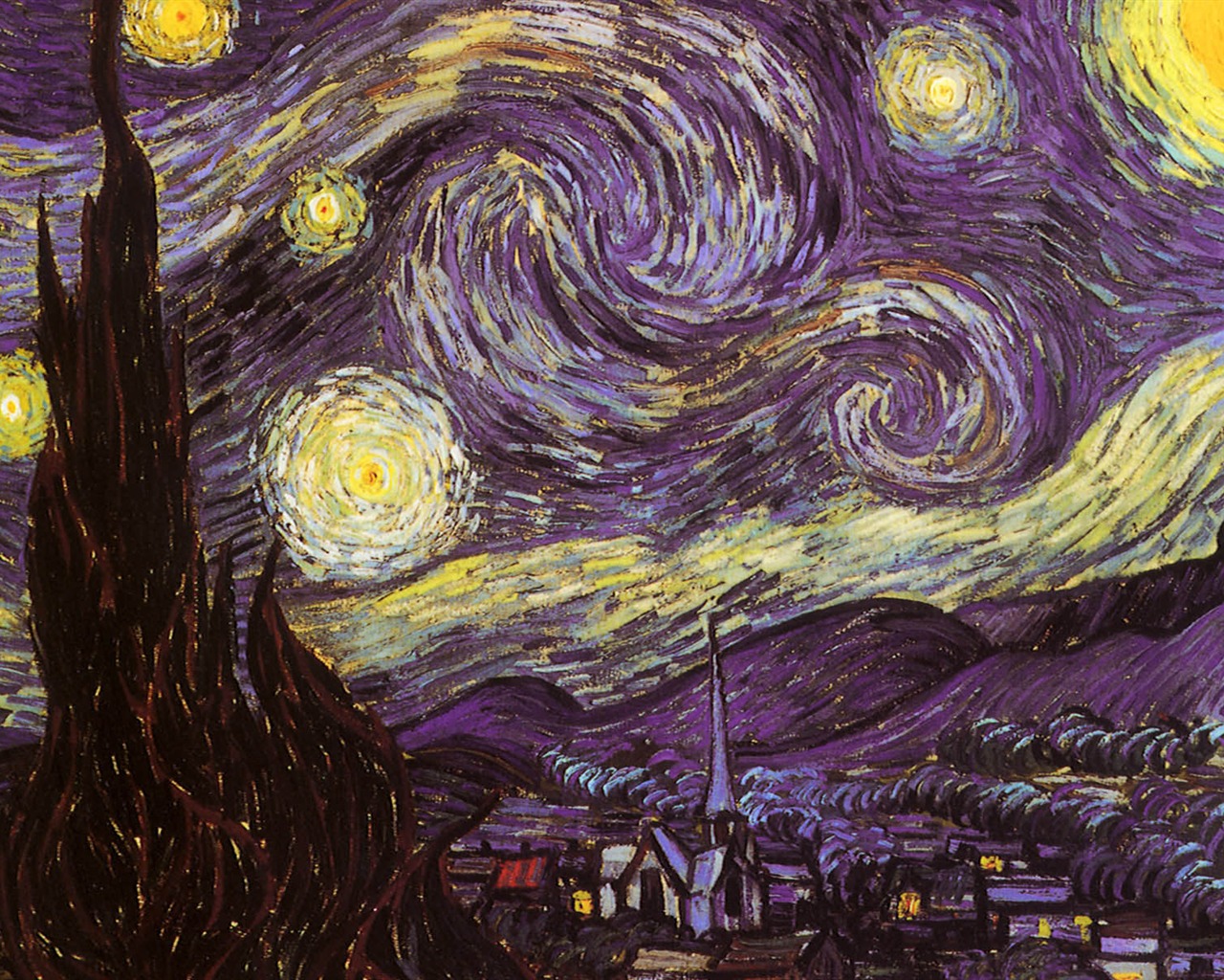 Vincent Van Gogh papier peint peinture (2) #11 - 1280x1024