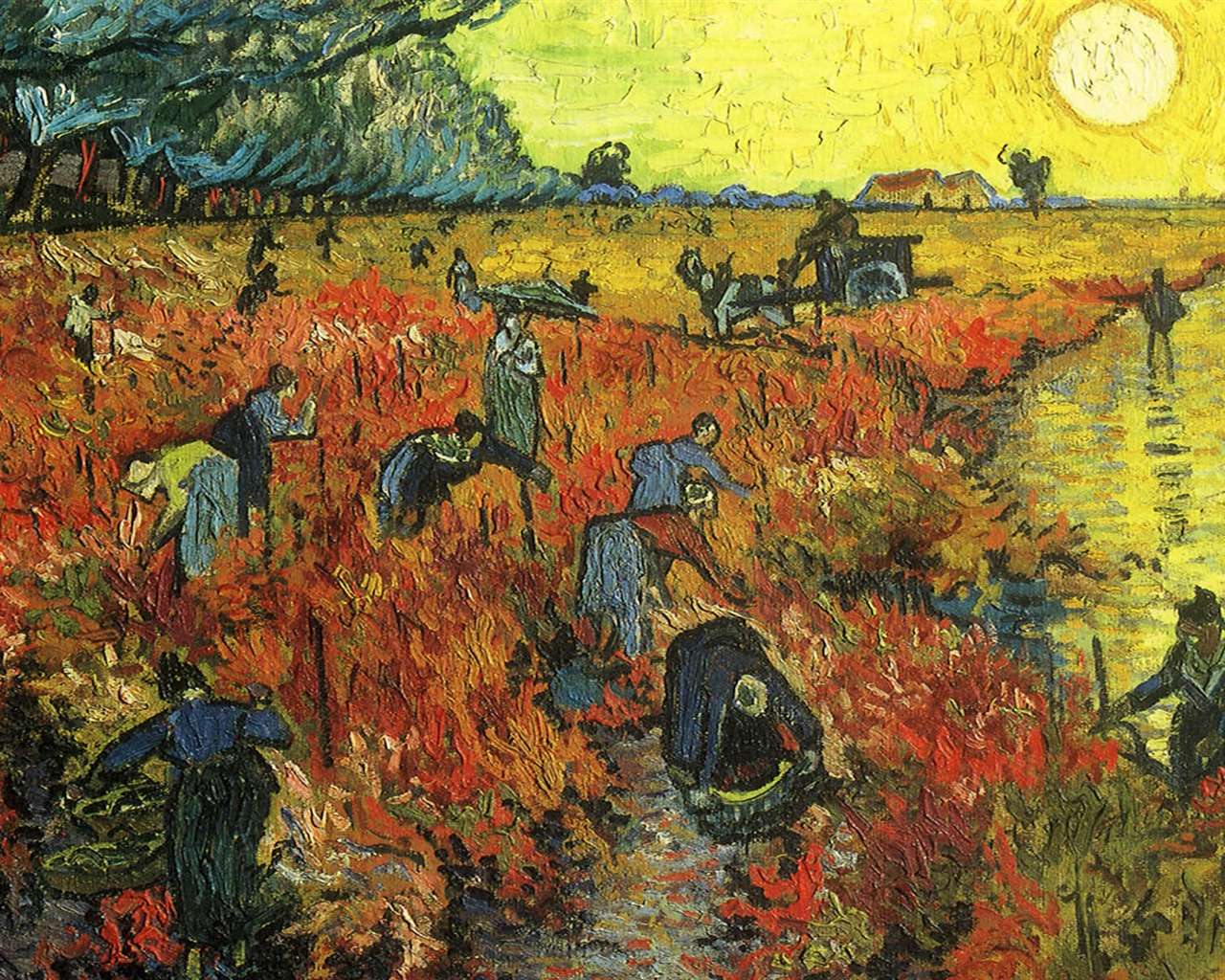 Vincent Van Gogh fondos de escritorio de la pintura (2) #12 - 1280x1024