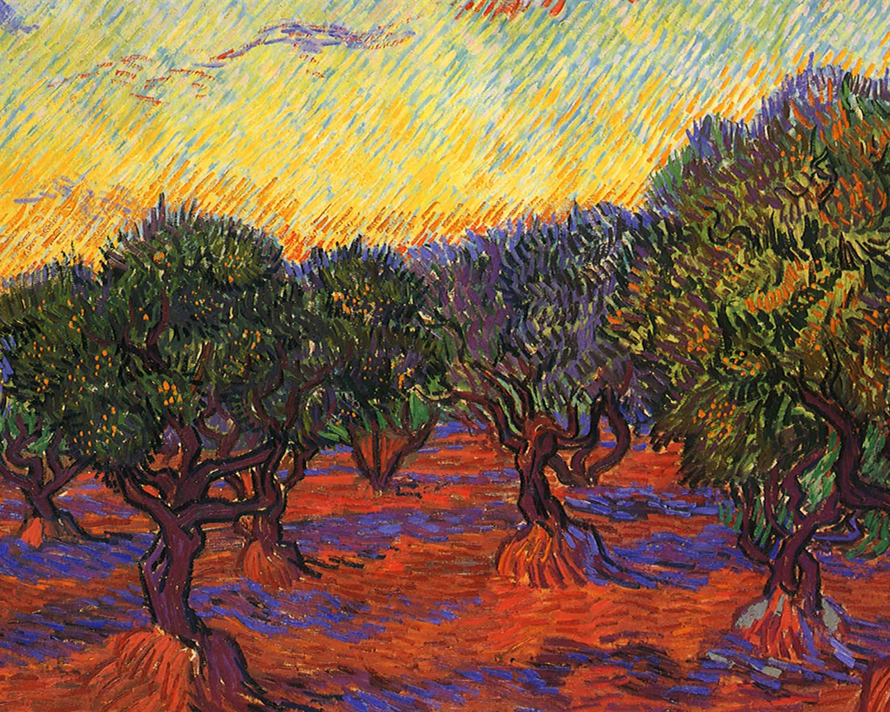 Vincent Van Gogh papier peint peinture (2) #13 - 1280x1024