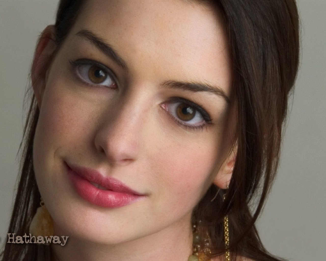 Anne Hathaway 安妮·海瑟薇 美女壁纸12 - 1280x1024
