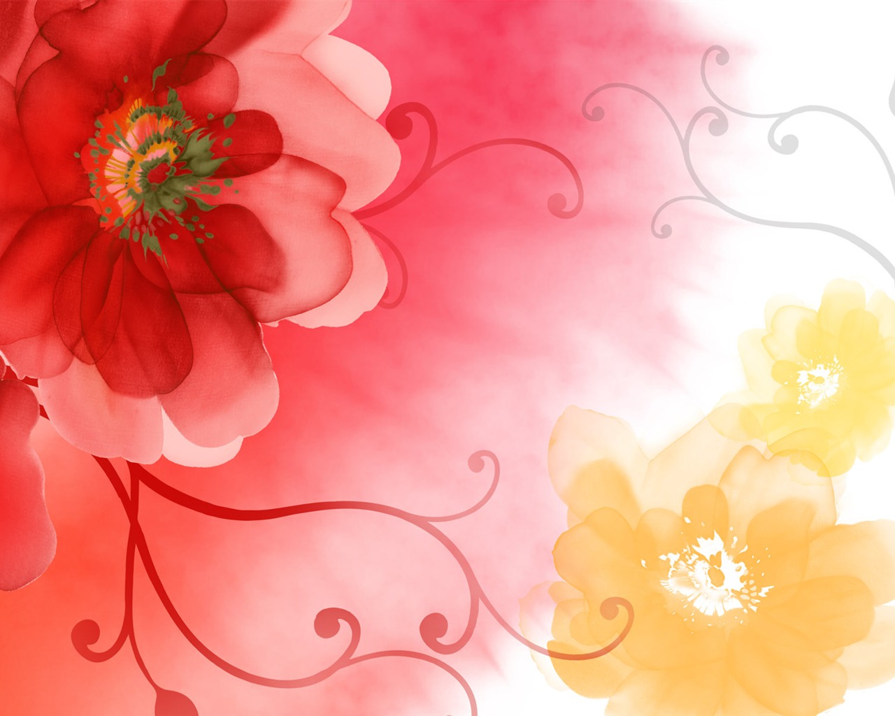 Synthetic Flower Wallpapers (1) #1 - 1280x1024