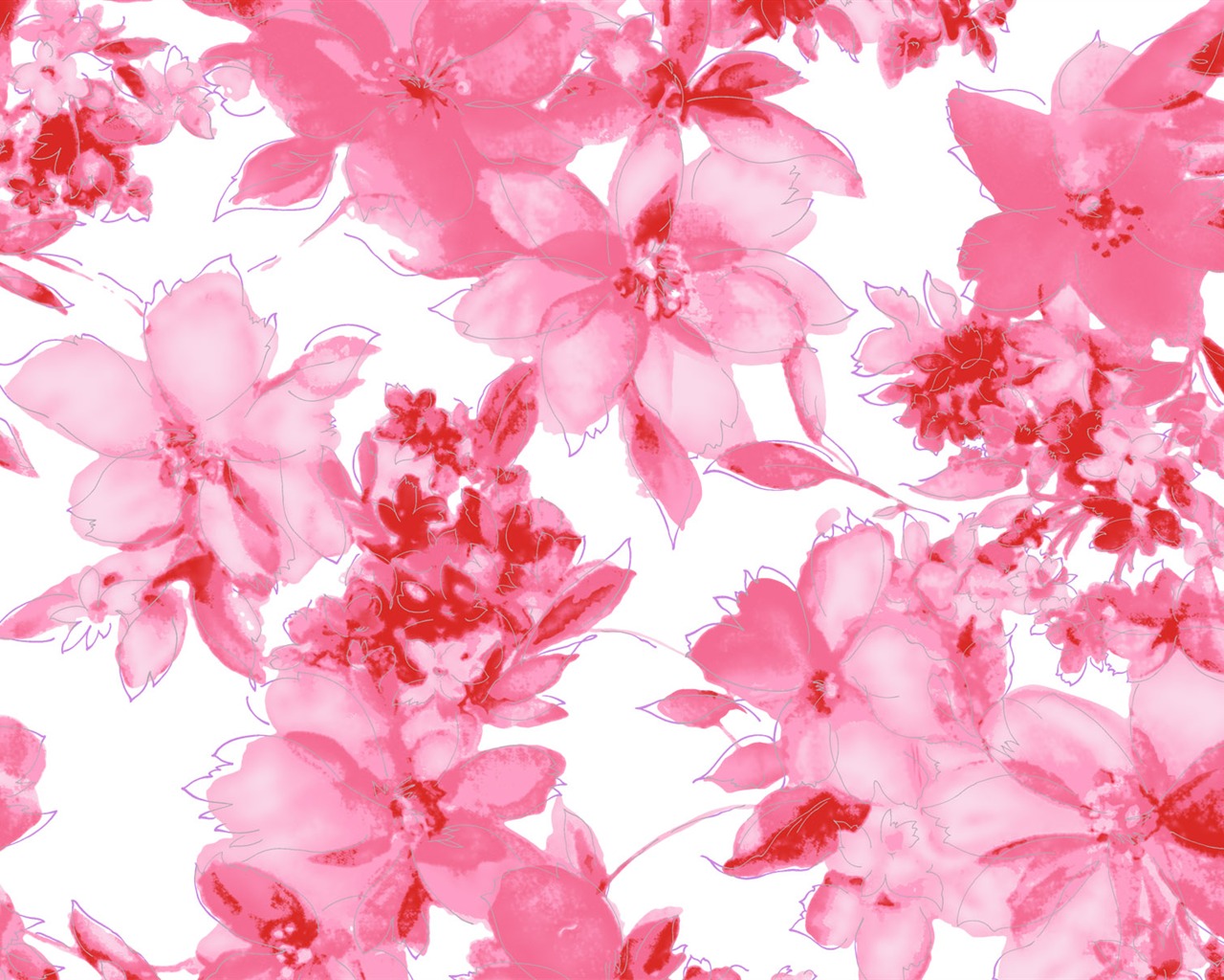 合成花卉 壁紙(一) #9 - 1280x1024