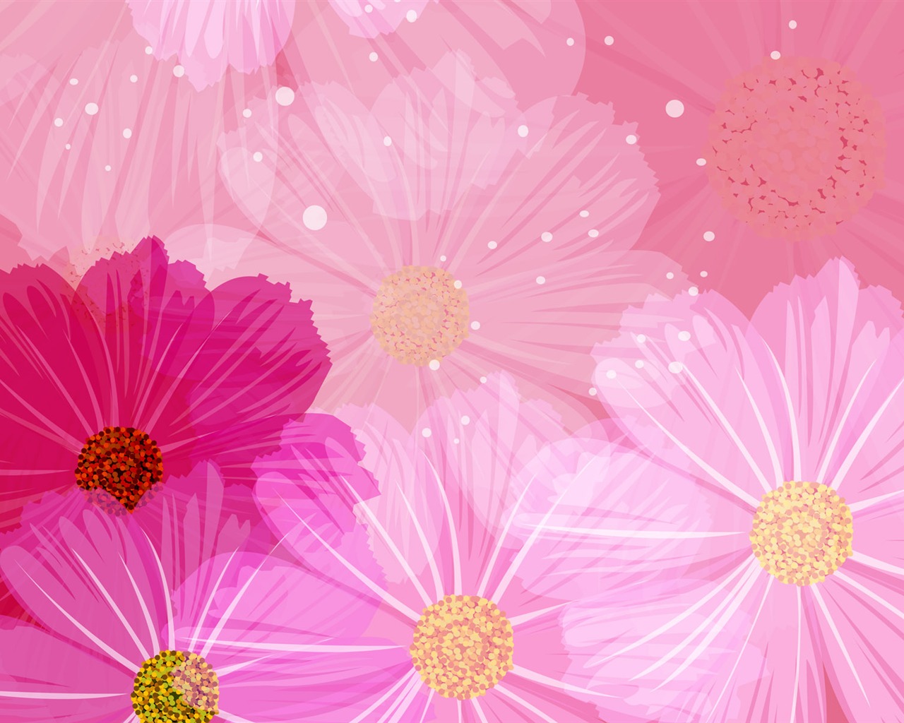Syntetické Květina Tapety na plochu (2) #17 - 1280x1024
