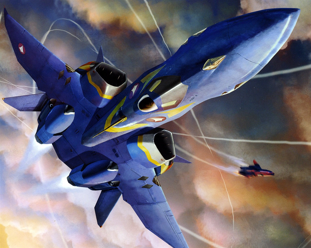 Macross fighter wallpaper (2) #4 - 1280x1024