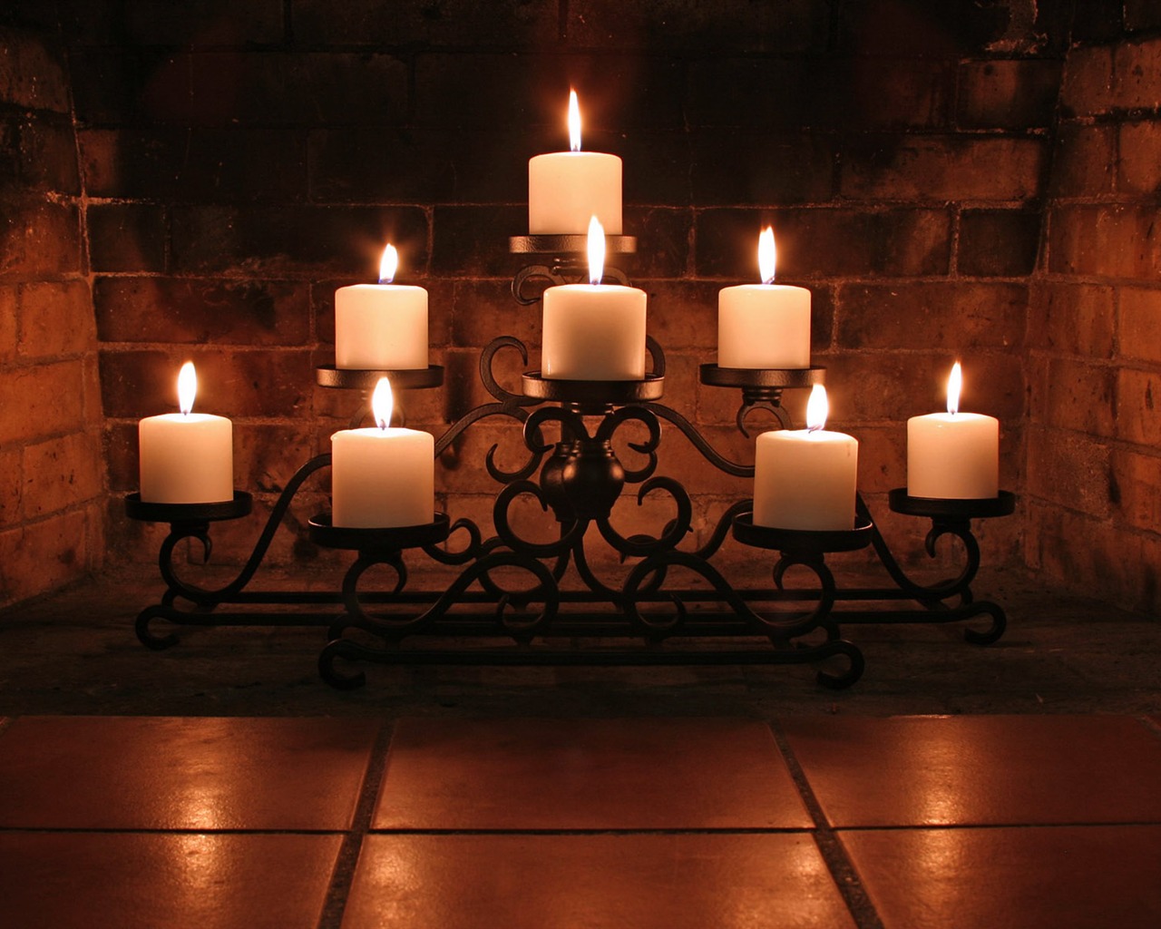 촛불의 벽지 (3) #2 - 1280x1024