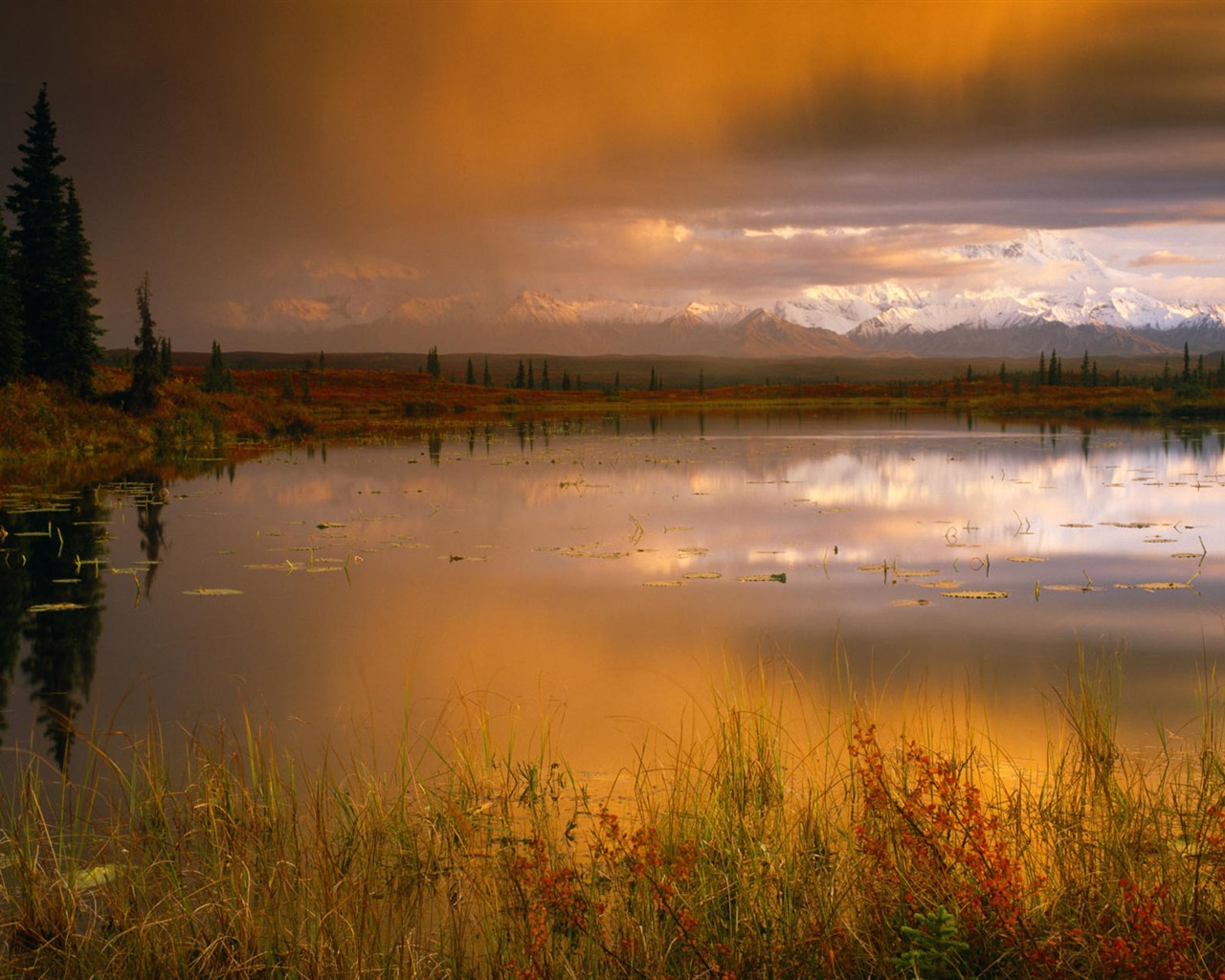 Fondos de escritorio de paisajes de Alaska (2) #5 - 1280x1024