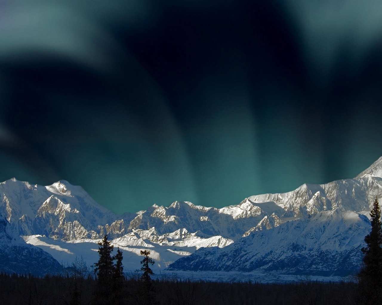 Fondos de escritorio de paisajes de Alaska (2) #8 - 1280x1024