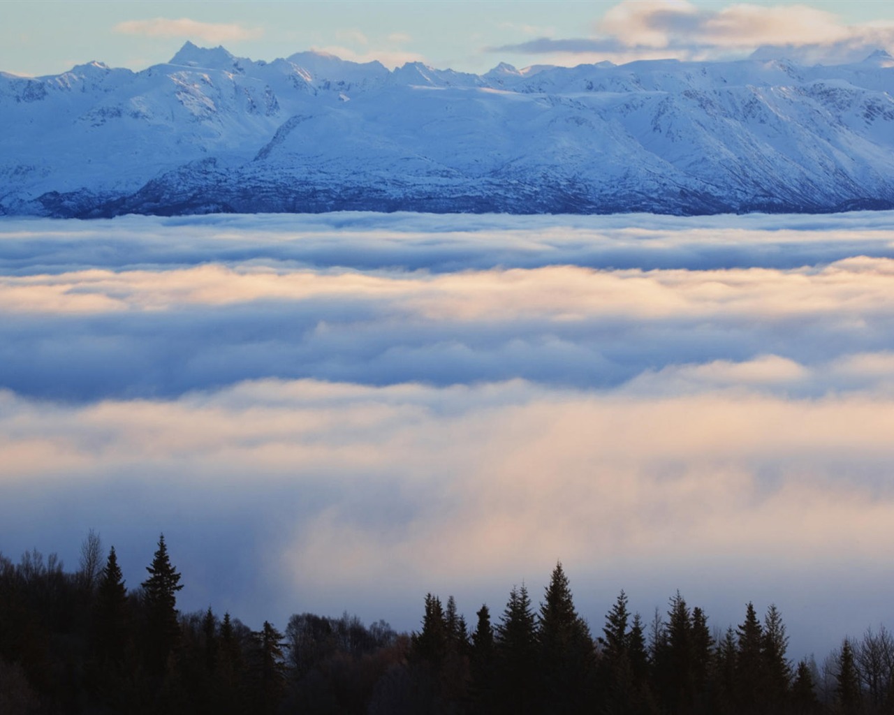Fondos de escritorio de paisajes de Alaska (2) #13 - 1280x1024