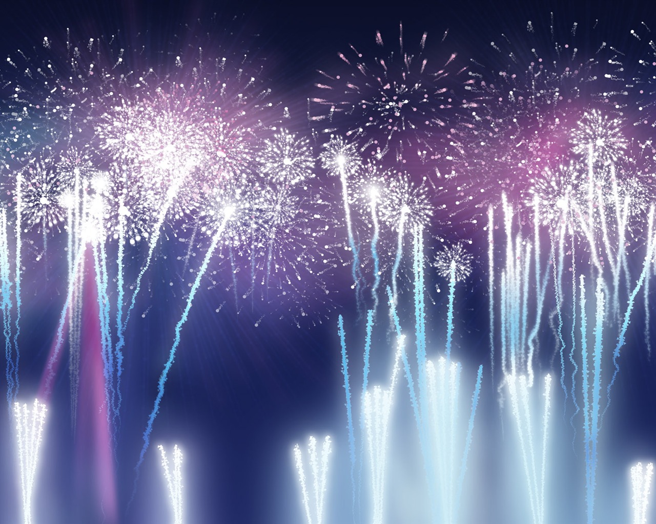 Colorful fireworks HD wallpaper #7 - 1280x1024